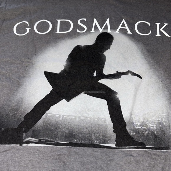 Godsmack Gray Short Sleeve Concert Tee NWOT - Picture 2 of 5